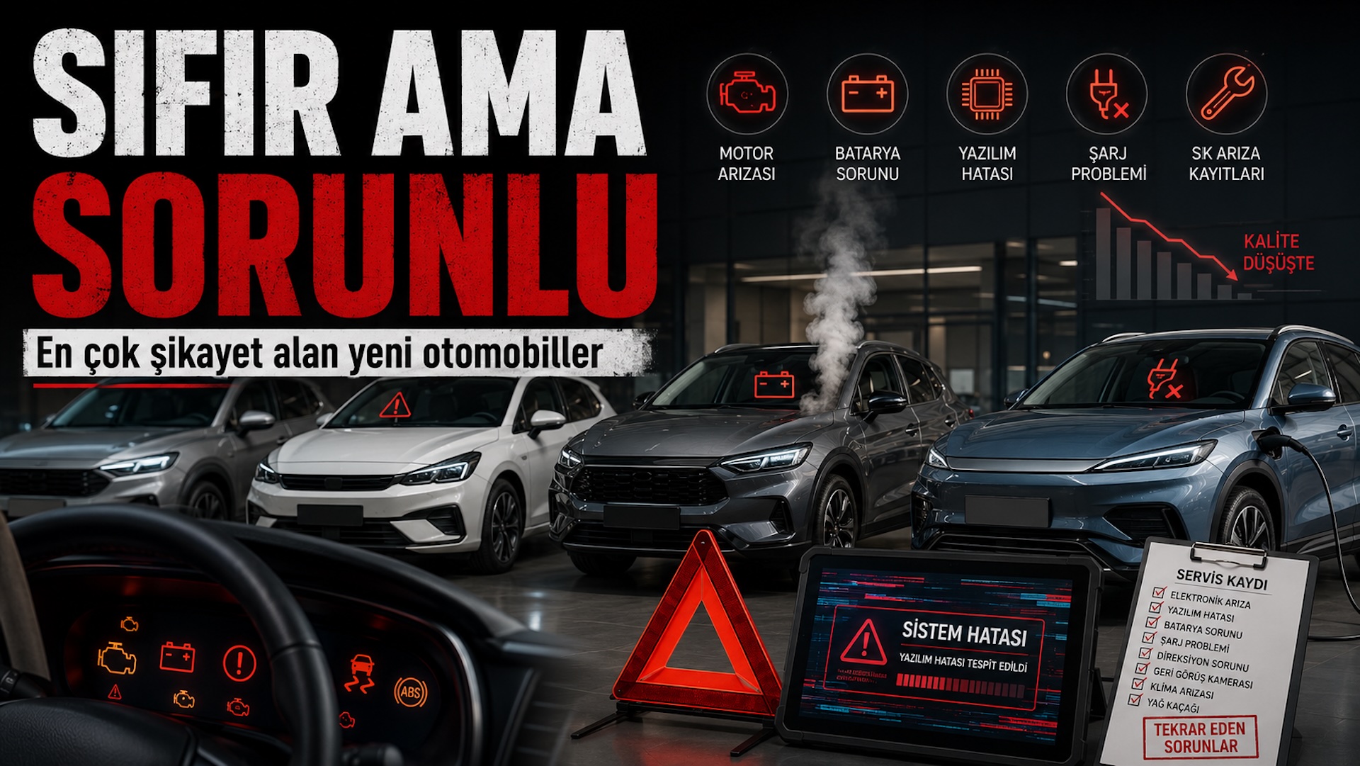 En sorunlu sıfır arabalar